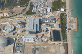 Aerial photo of Perth Seawater Desalination Plant