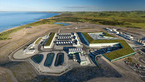 Aerial photo of Wonthaggi Desalination Plant