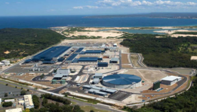 Aerial photo of Sydney Desalination Plant